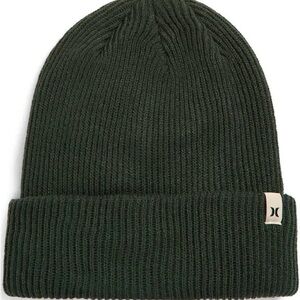 Hurley Lined Up Rib Knit Beanie- NWT